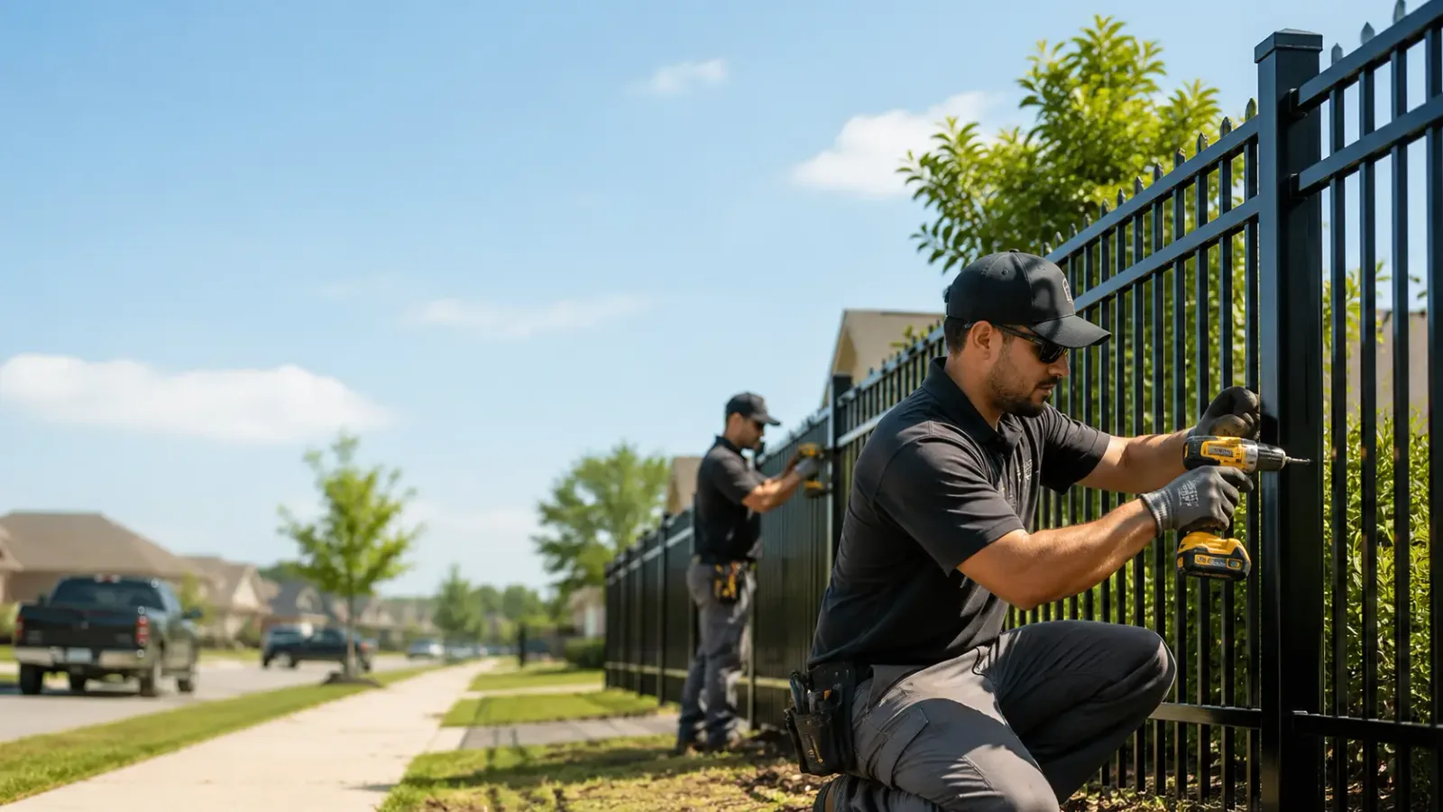 Metal Fence Installation in Bryan, TX
